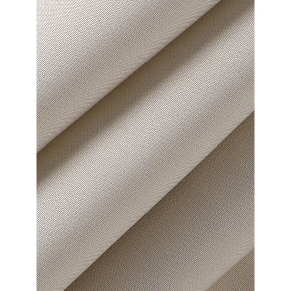 NWT Commense Womens High-Waisted Wide Leg Dress Pants W/Tie Beige Large - Picture 5 of 7